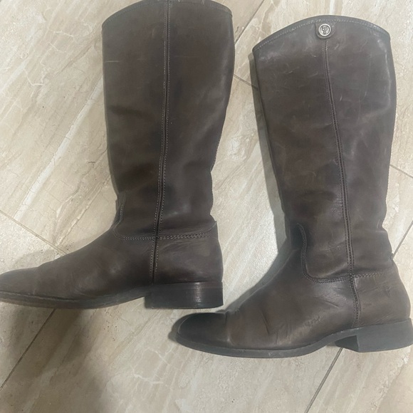 Frye Melissa Button 2 leather boots. - Picture 2 of 7